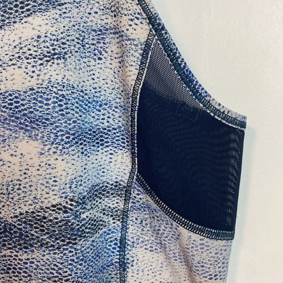 Lululemon | Sculpt Tank II Mesh Scape Multi / True Navy - US10 - Sleeveless - Picture 6 of 9